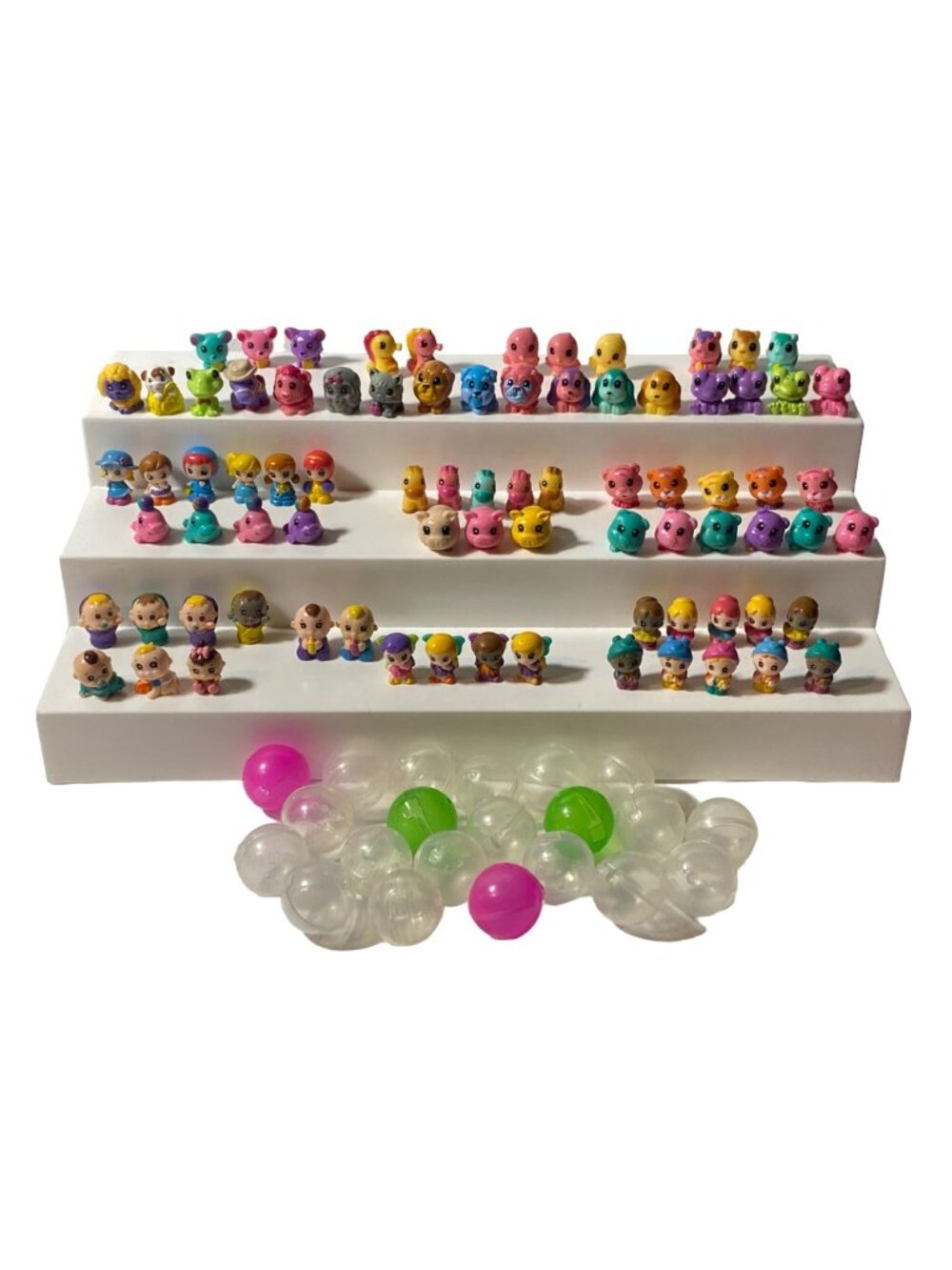 SQUINKIES Toys Figures Pods Mix Match Squishy Blip Toys Figures Pods Lot of 96 A